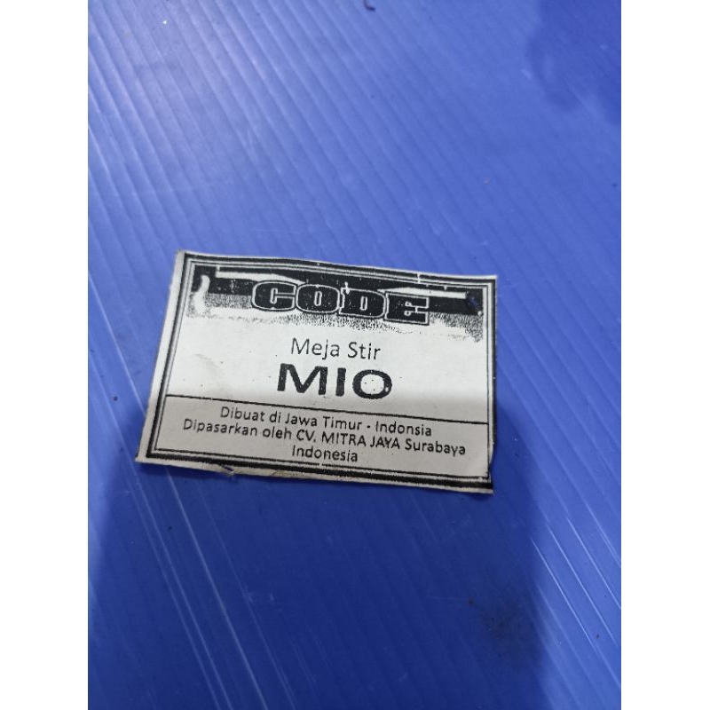 DUDUKAN STANG MEJA STIR MOTOR MIO VARIASI