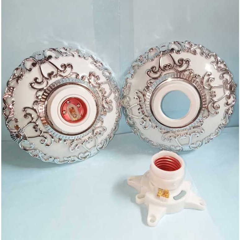 FITTING LAMPU PLAFON HIAS MODERN ROCIA TEMPAT LAMPU PLAFON FITTING HIAS