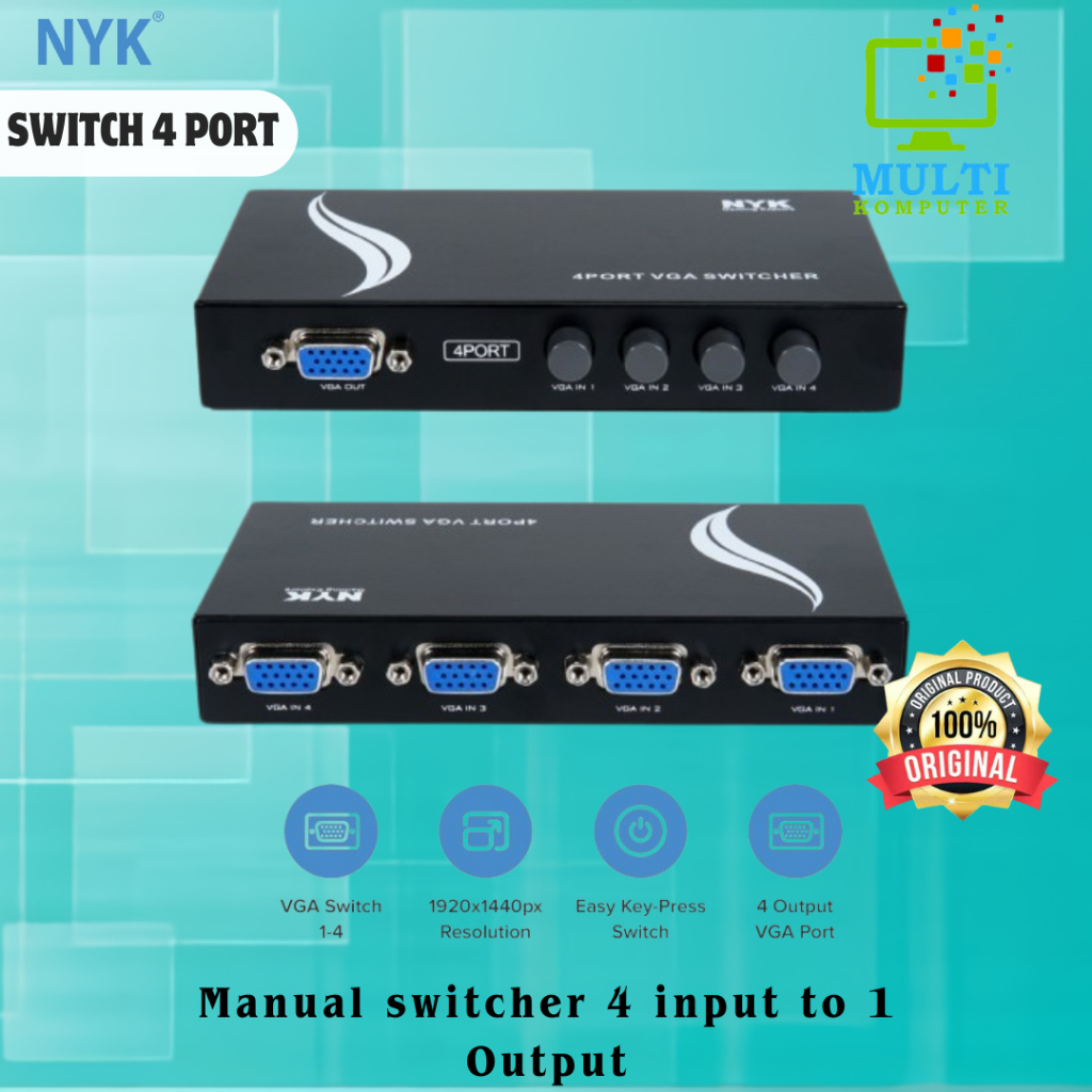 VGA Switch 4 Port