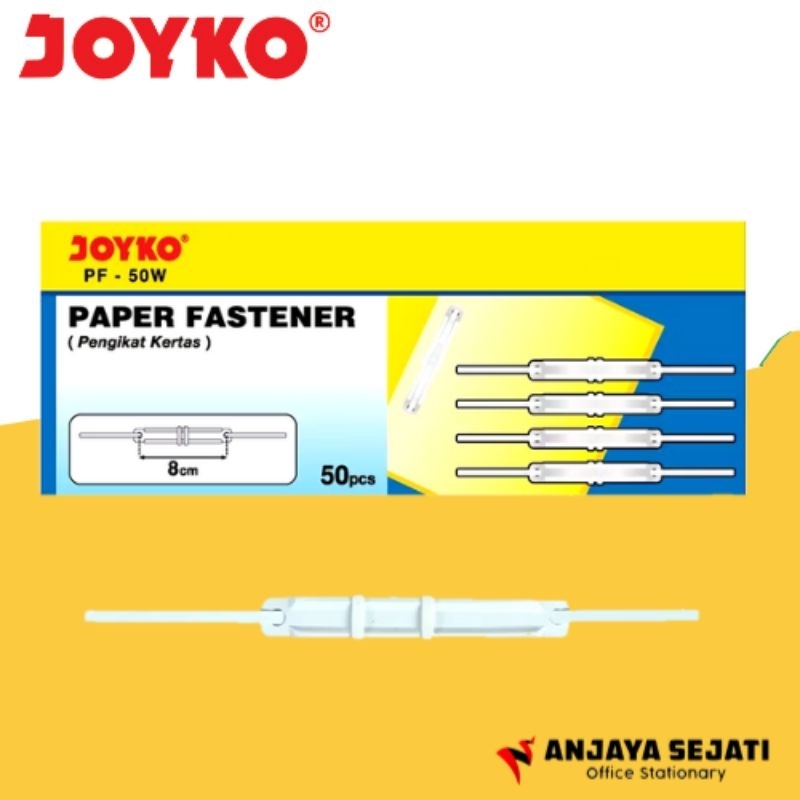 

Paper Fastener Joyko PF-50W | Acco Joyko | Pengikat kertas | Perpak