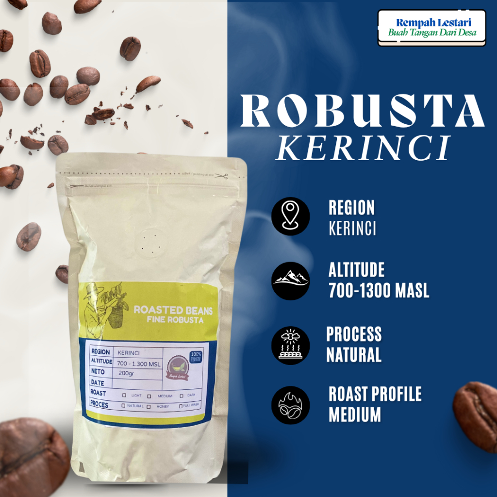 

kopi roast bean robusta kerinci