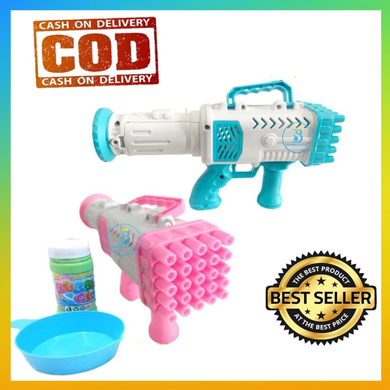 Bubble gun Basoka Gelembung - Bubble Rocket Machine - Gelembung Bazoka Sabun