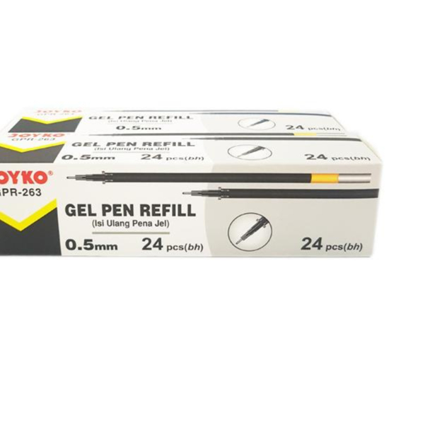 

REFILL PULPEN JOYKO (GPR-263 / 203) 0.5 WARNA HITAM (PER 12 PCS)