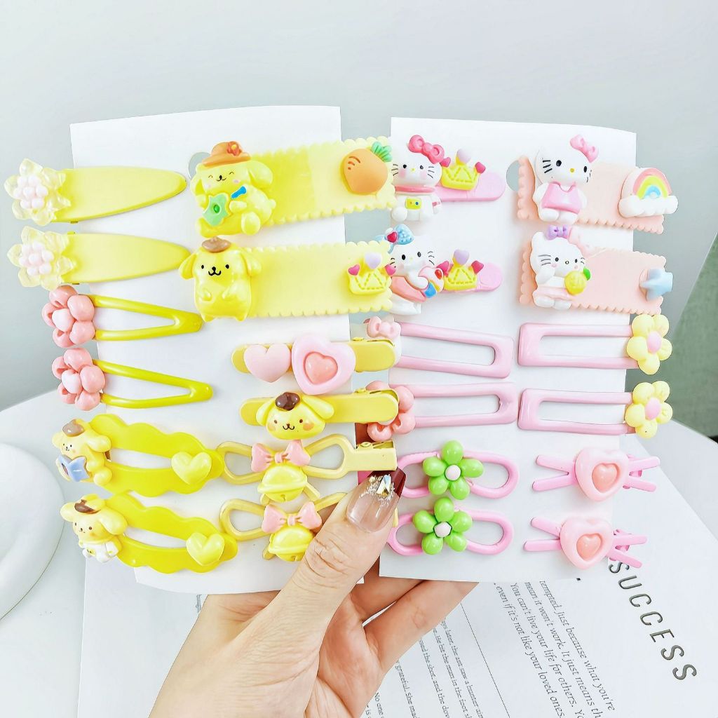 SET JEPIT ISI 12 PCS / SET JEPIT RAMBUT ANAK / JEPITAN AKSESORIS RAMBUT ANAK PREMIUM