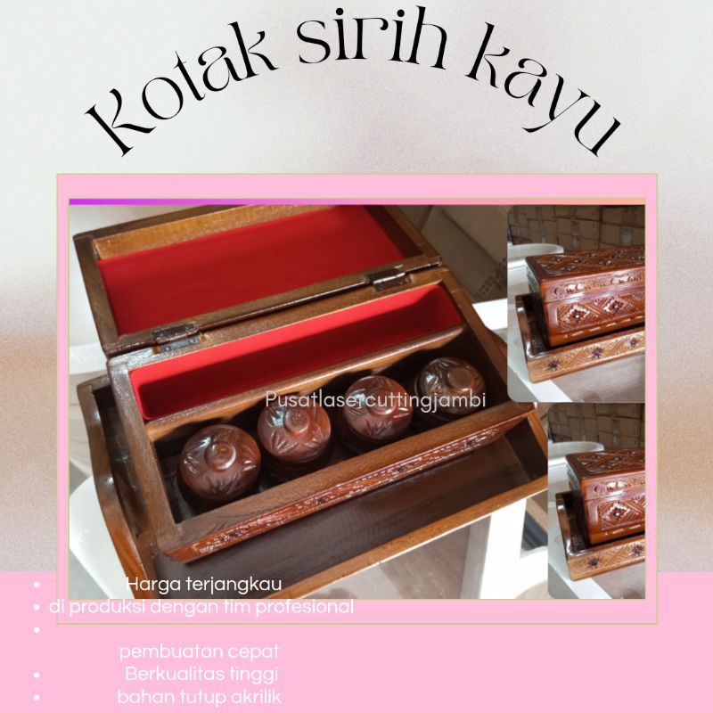 KOTAK SIRIH | TEPAK SIRIH | BOX KAYU