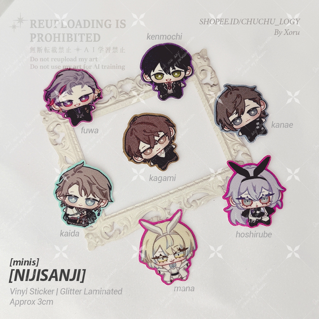 

Nijisanji [ Minis ] Sticker Vinyl Glitter by Xoru