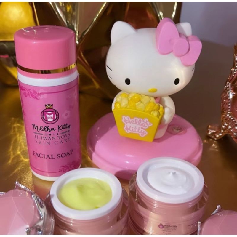 SKINCARE MILDHAKITTY SIMPLE SERIES PINK 3 ITEM