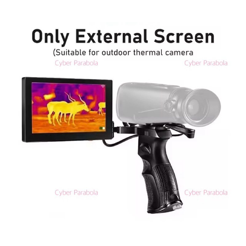 CVBS Layar Extenal Monitor Thermal Monocular Hawkeye