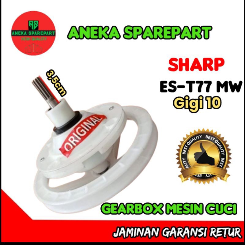 girbox mesin cuci ,gear box sharp ES-T77 MW