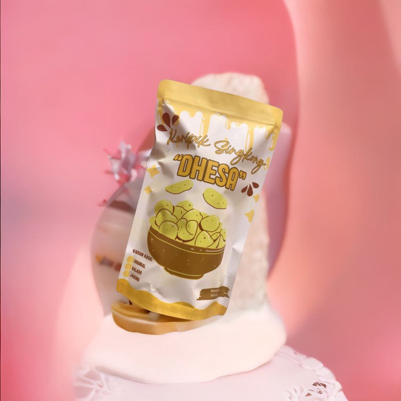 Keripik Singkong/Kripik singkong/Kripik Dhesa/Keripik singkong pouch/Keripik singkong kemasan bagus