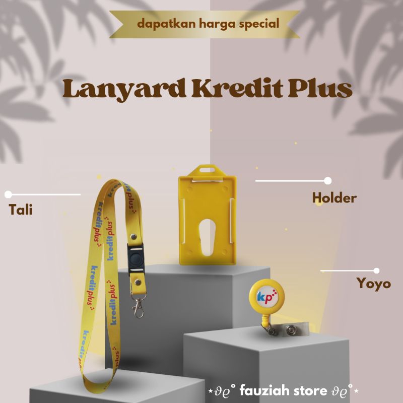 

READY! Tali Gantungan/Lanyard KREDIT PLUS Warna Kuning Termurah Se Indonesia!!!