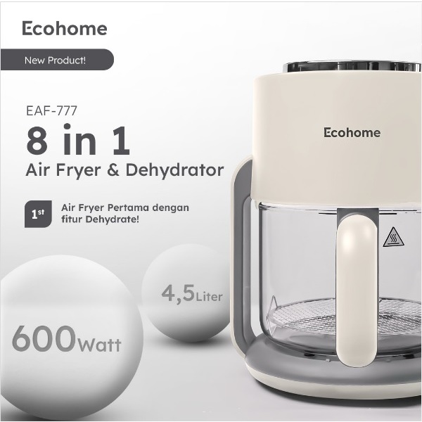 Air Fryer + Dehydrator Food Ecohome