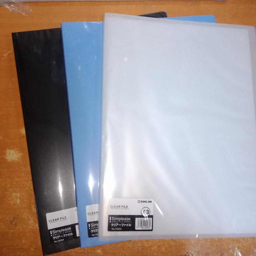 

KODE O35H Clear File King Jim A3 152GA Portrait Clear Holder A3 berdiri