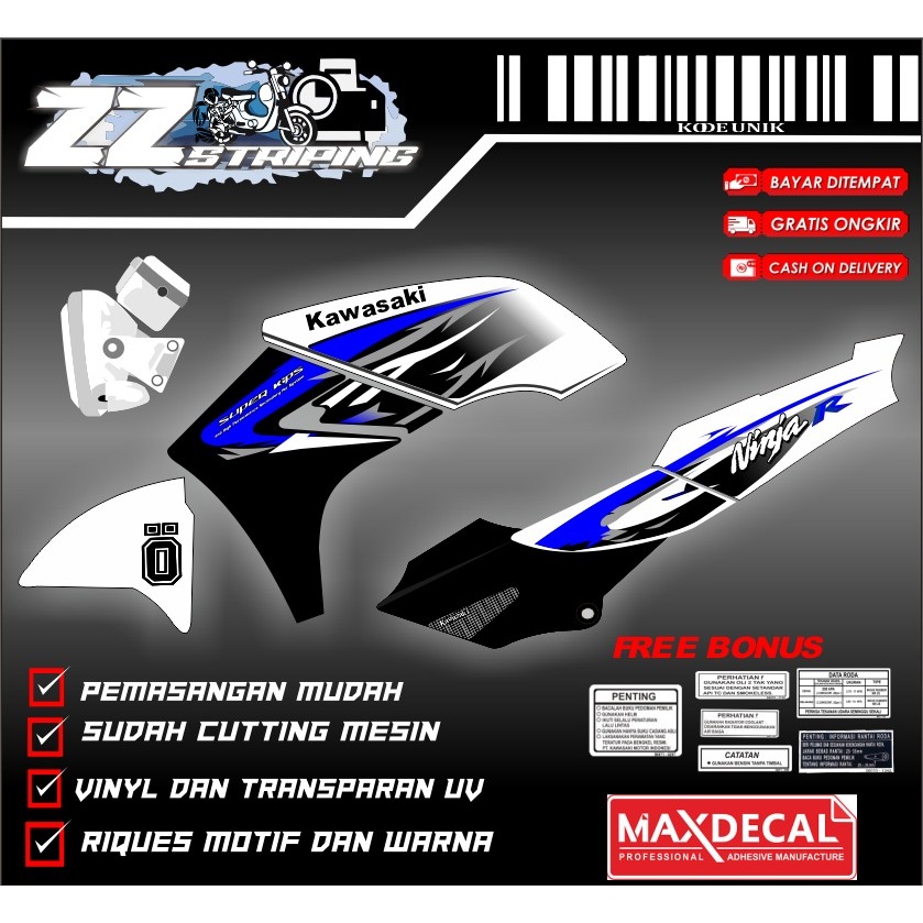 STRIPING MOTOR NINJA R CUSTOM