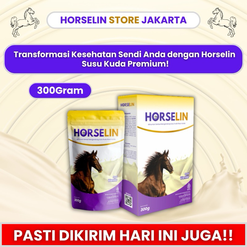 

Susu Kuda HORSELIN 1 Box 200gr - Solusi Nyeri Sendi, Asam Urat & Kolestrol