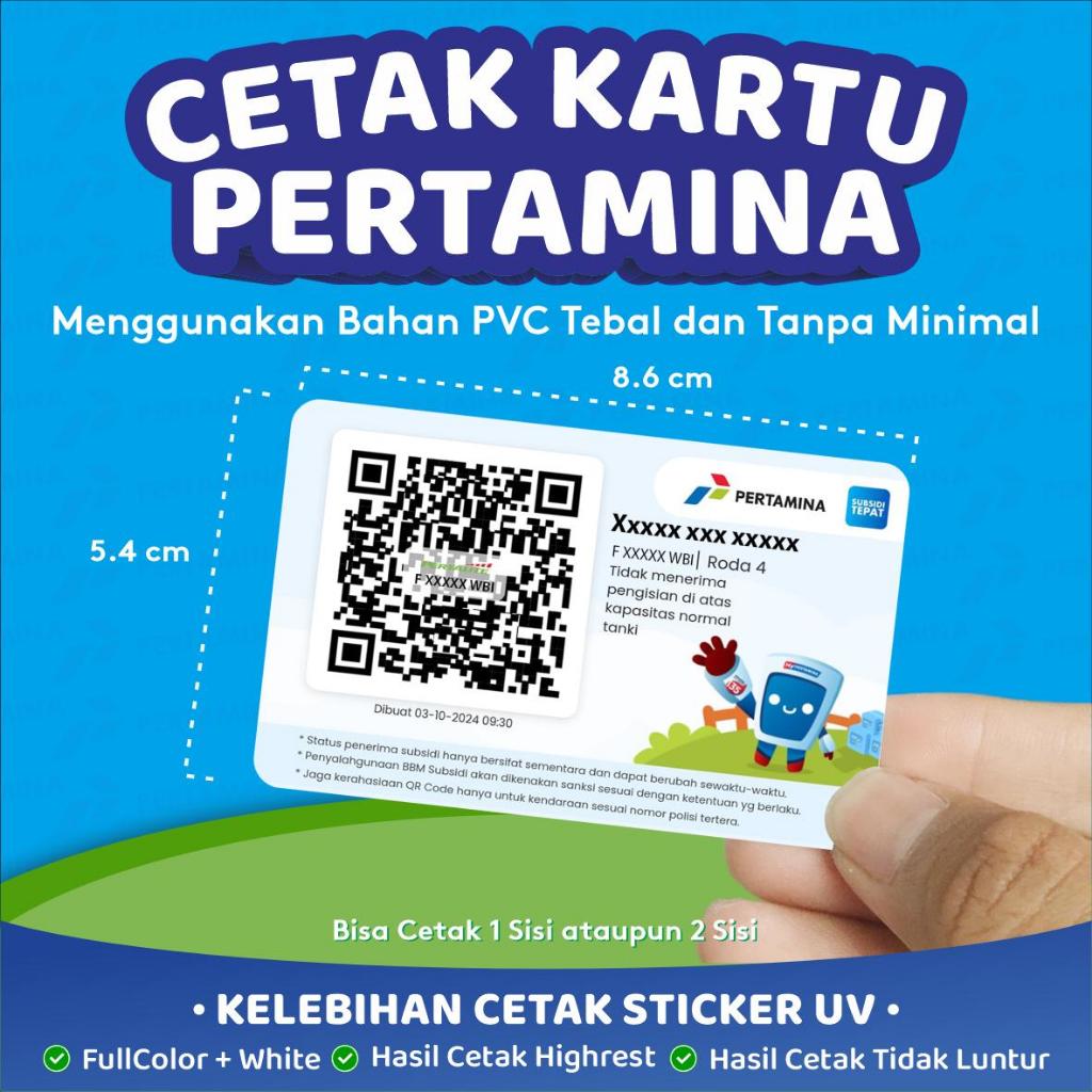 Cetak Kartu Pertamina Barcode/Barcode Pertamina/Pertamina Barcode/Barcode kartu Pertamina/Pertamina/