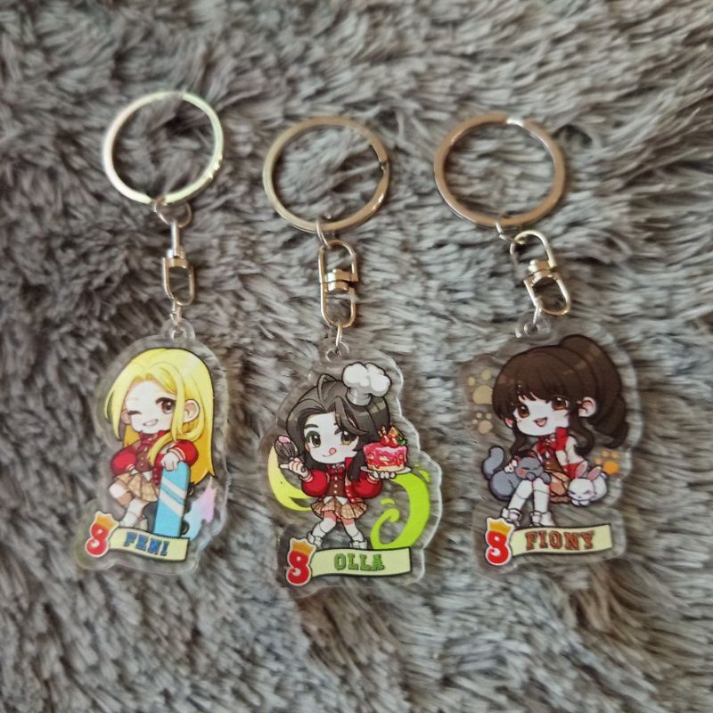 KEYCHAIN/ GANCI TANGO OLLA/KATHRINA/FIONY/ADEL/FREYA/FENI JKT48 LIMITED EDITION  100% OFFICIAL