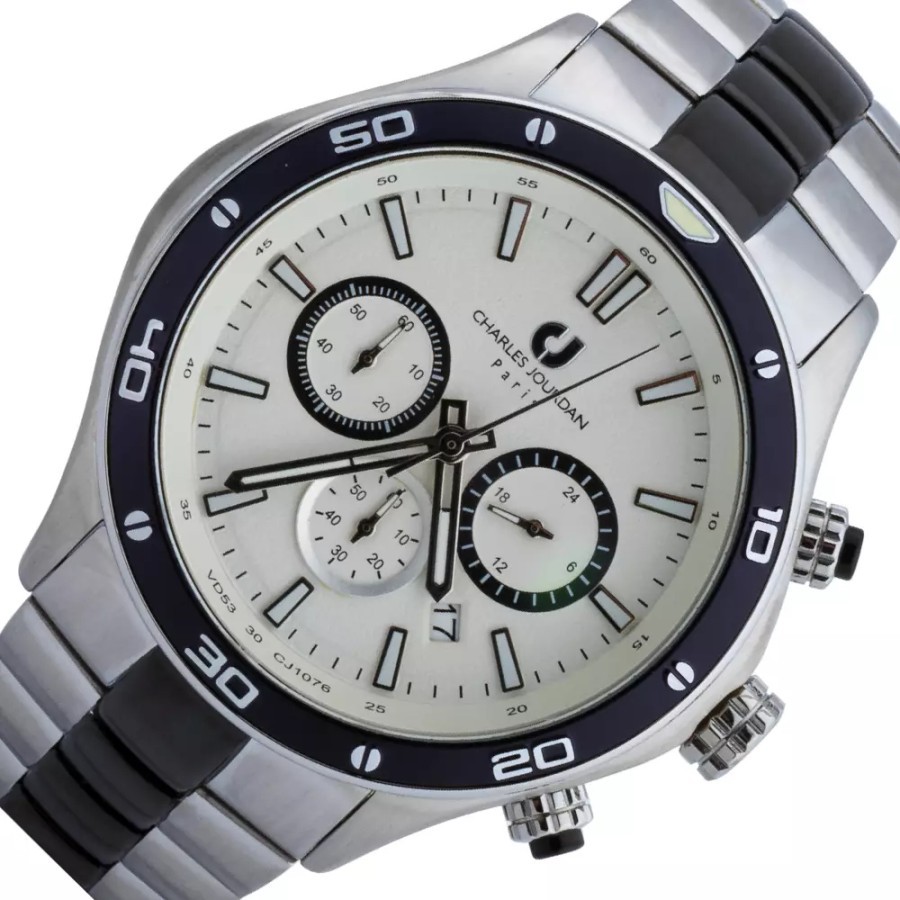 Charles Jourdan CJ1076-1312C#CJ1076#CJ1076-1312C#Jam tangan pria Charles Jourdan CJ1076-1312C#Man wa