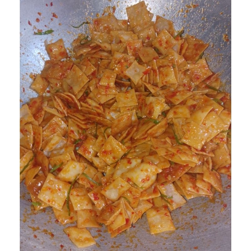 

Pangsit pedes manis homemade