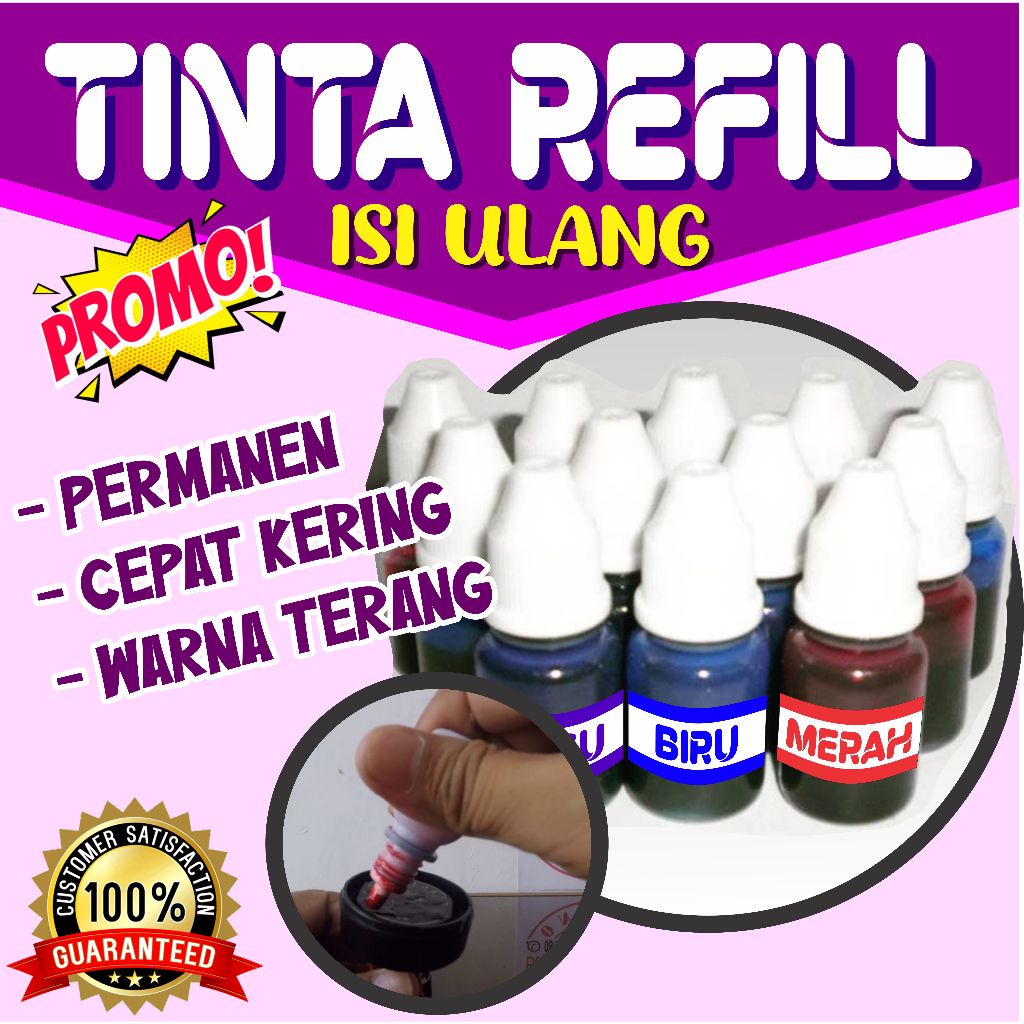 

Stempel, Tinta Reffil Stempel Flash 5 ml
