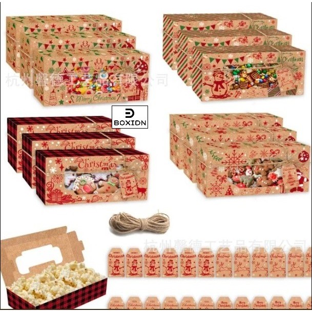 

12pcs Box Natal 30x14 box natal 2 toples 450gr box natal kuker box