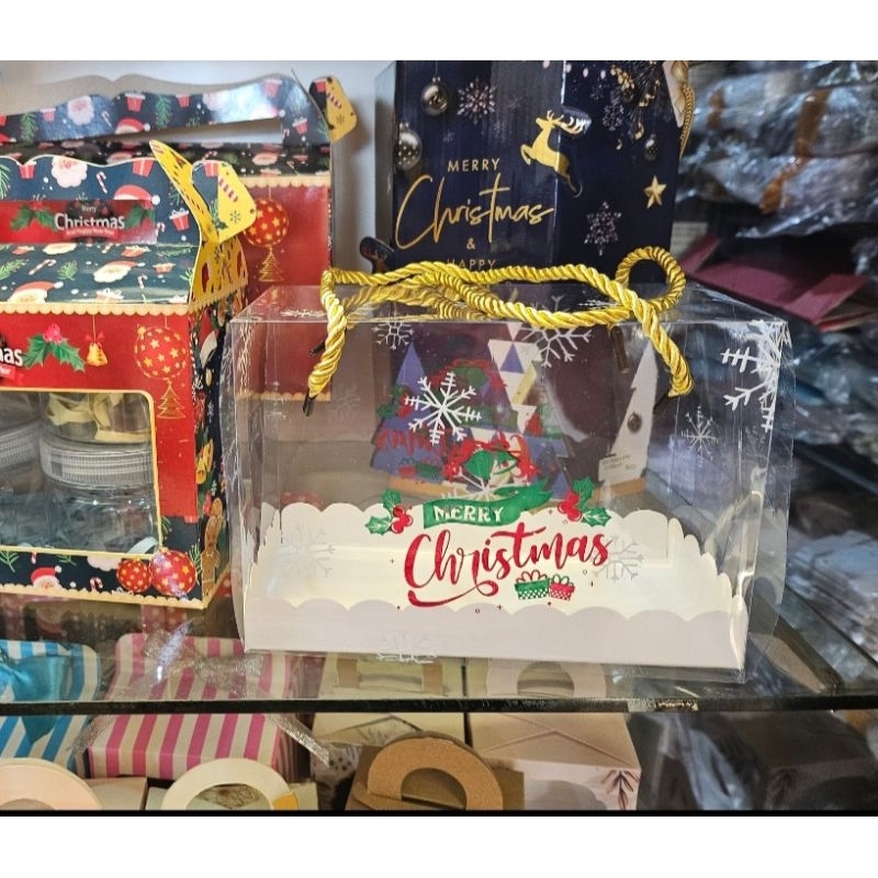 

1pc Kotak Full Mika Tali Natal Box Christmas isi 2 /3 Toples 800ml