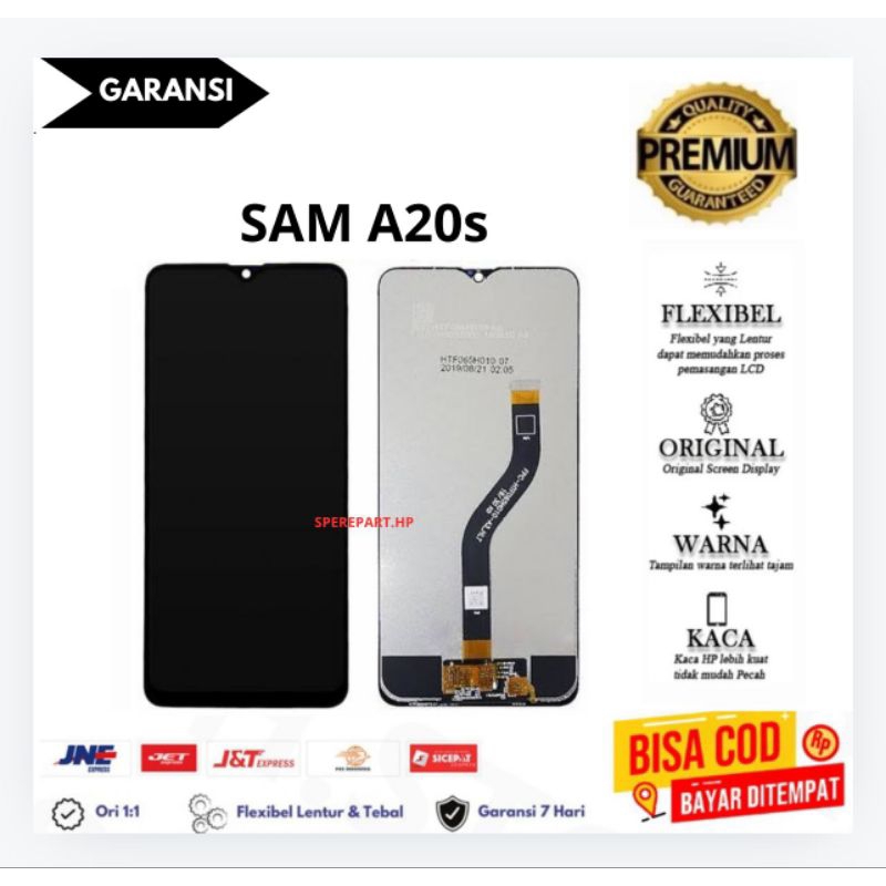 LCD TOUCHSCREEN SAM A20S FULLSET ORIGINAL/LCD ORIGINAL SAM A20S