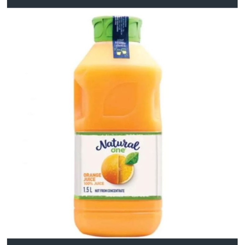 

natural one orange 1.5 lt btl fresh