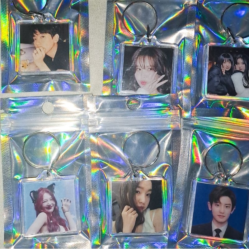 PAKET FREEBIES GANCI ALRKLIK (KEYCHAIN) 2 SISI MURAH/FREEBIES KPOP/FREEBIES AESPA IVE RED VELVET SEV