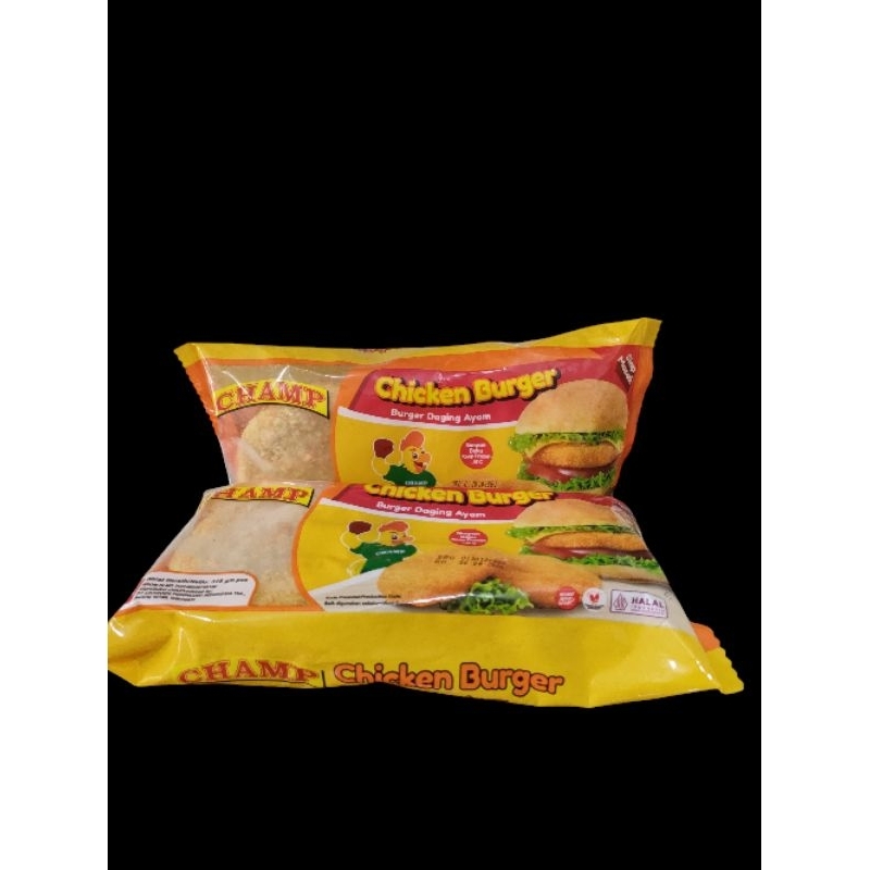 

Champ Burger ayam/champ 315gr(6pcs)