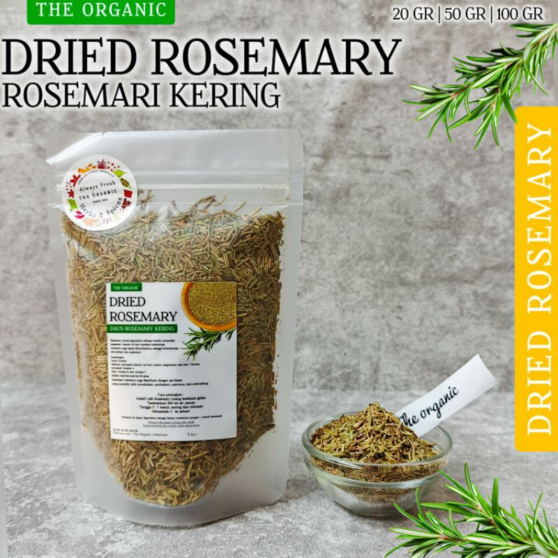 

20 / 50 gr Rosemary kering Dried rosemary premium organik bersih hygienis