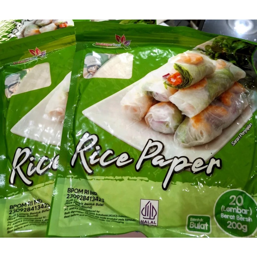 

RICE PAPER 200 GR < 20 PCS >