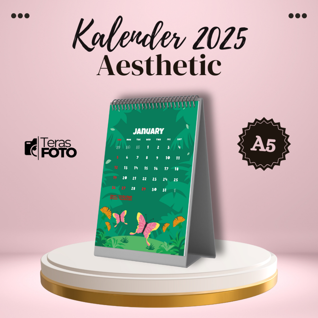 

KALENDER 2025 MOTIF AESTHETIC 11 / KALENDER ESTETIK/ KALENDER MEJA / KALENDER DINDING / KALENDER 2025 / Calendar 2025