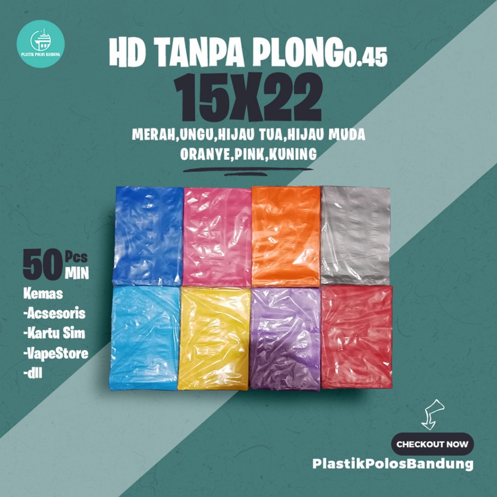 Plastik Hd Tanpa Gagang/Plong 15x22 Min 1 pack isi 100 Lembar/Pcs Kemas Acsesoris, Kartu Hape, VapeS