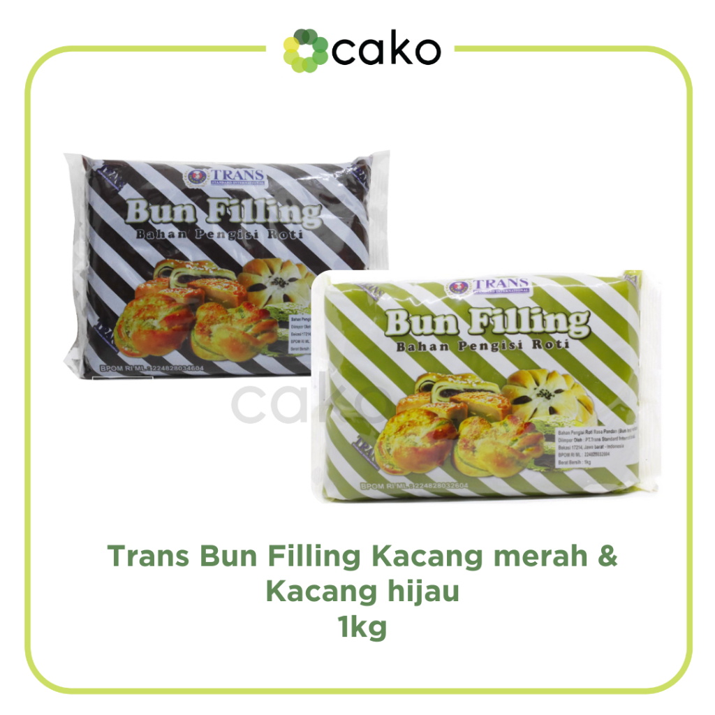 

Bun Filling Trans 1kg / Kacang Merah & Kacang Hijau