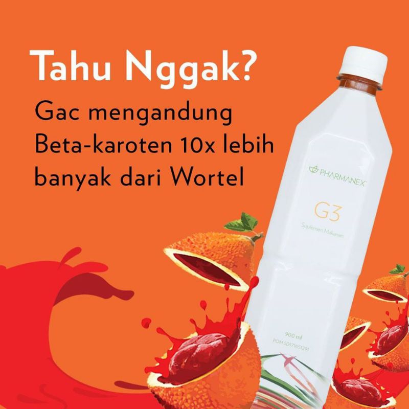 

juice g3 1 botol pharmanex - jus g3 - suplemen minuman g3 - g tiga - g three - minuman jus g3