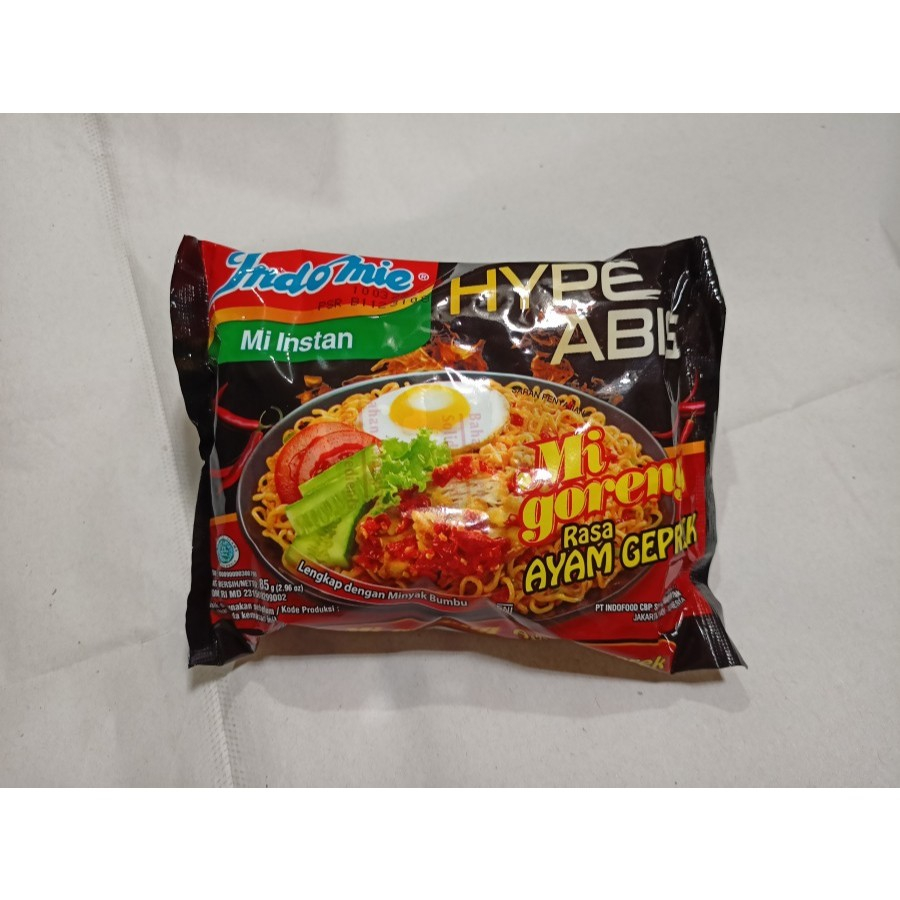 

Mi Goreng Instan Mie Instant Indomie Hype Abis Varian Rasa Ayam Geprek Hot Pedas Isi 85 Gr Promo !!