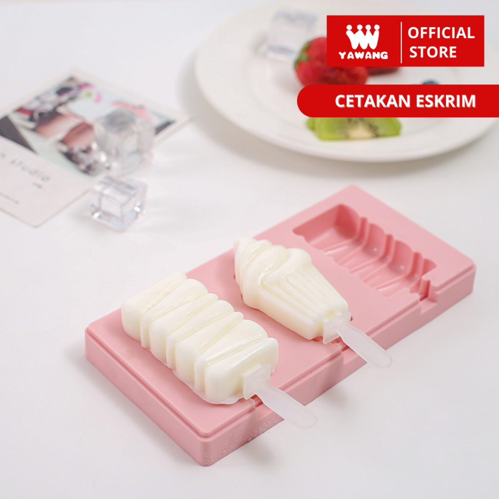 YAWANG Indonesia | Cetakan Es krim Silicon | Cetakan Es krim Unik Berbagai Bentuk Variasi