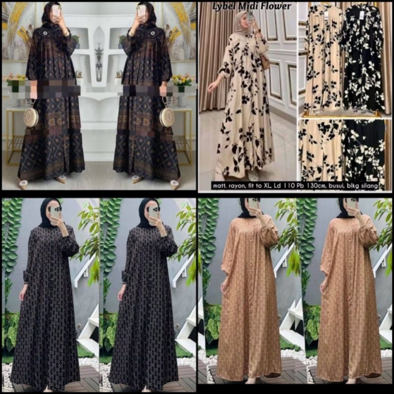 Gamis Rayon Adem Halus