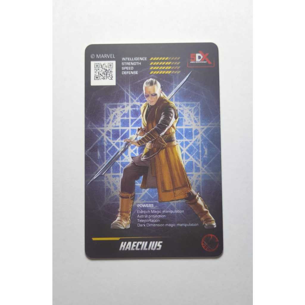 Kartu Marvel Avenger 5DX:Haecilius