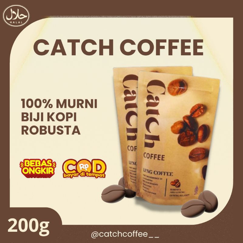 

DISKON!! KOPI ROBUSTA by CATCH COFFEE || Pouch 200 gram