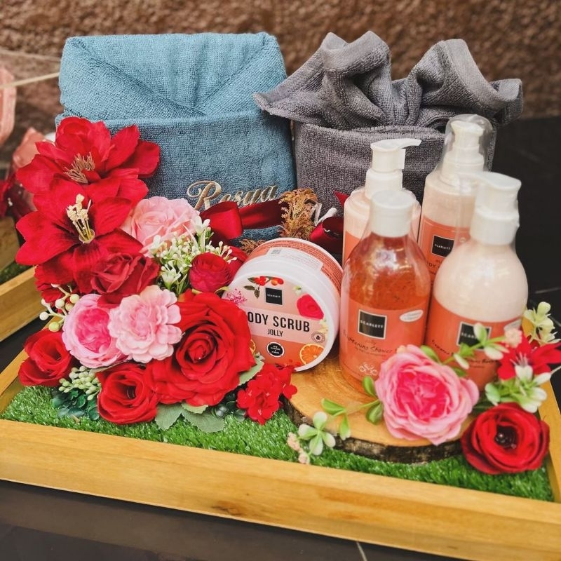 

kotak seserahan ful mika isi 2 (XL-L) box pernikahan kayu jati belanda