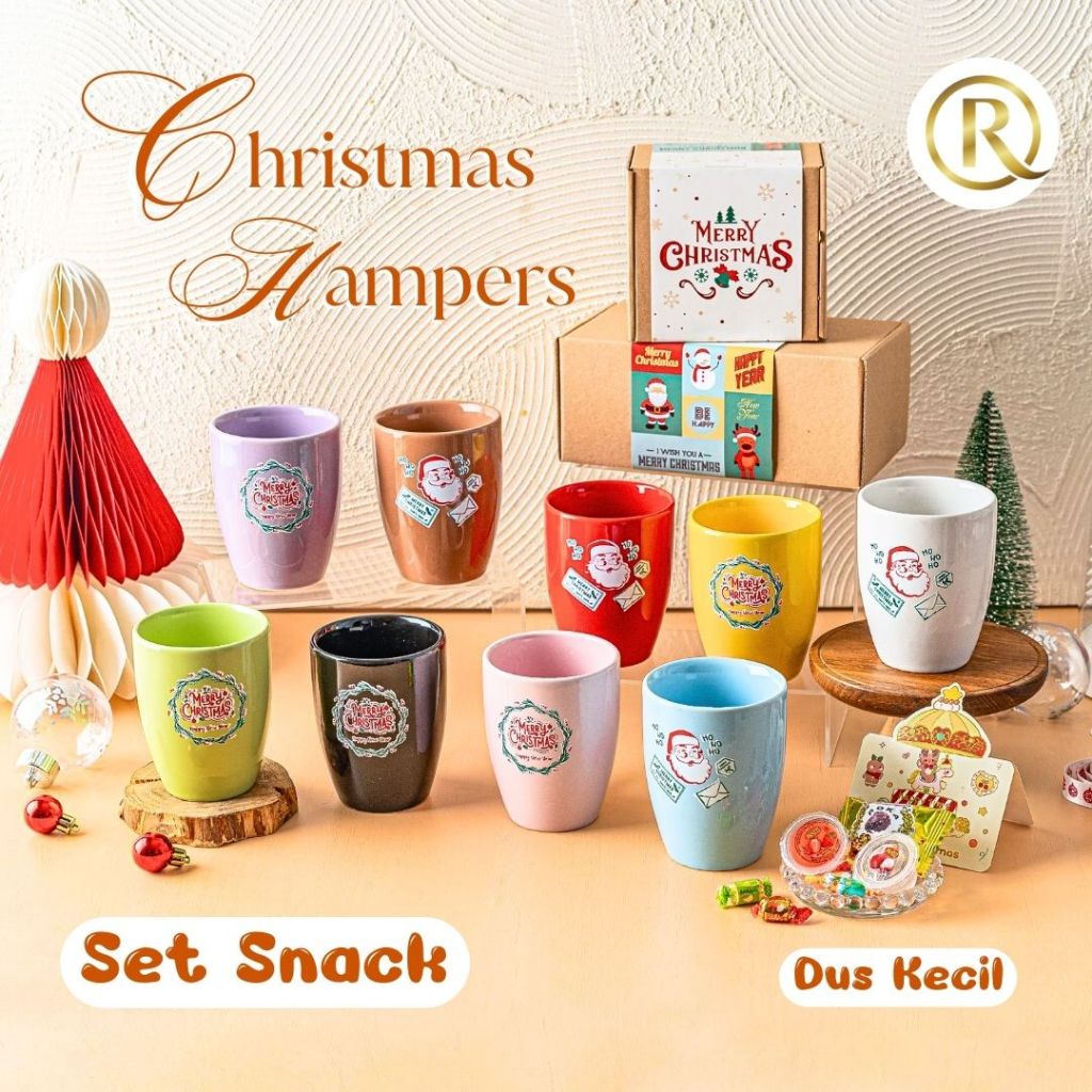 

Christmas Hampers Snack Set Gelas Corel Gift Hadiah Souvenir Natal Dus Kotak