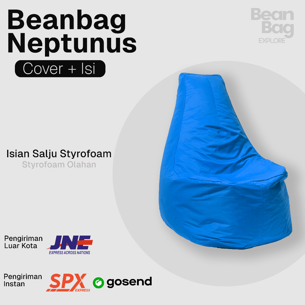 Bean Bag Sofa Bean Bag Premium Plus Isi Bean Bag Dewasa Sofa MileniaL Sofa Portable Sofa bean Bag - 