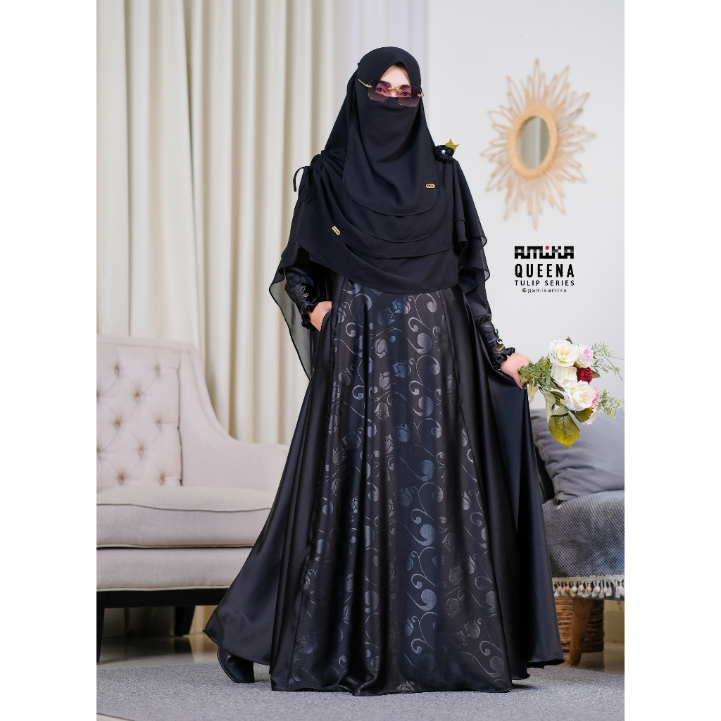 Gamis Amika - Queena Tulip Lux (gamis only)