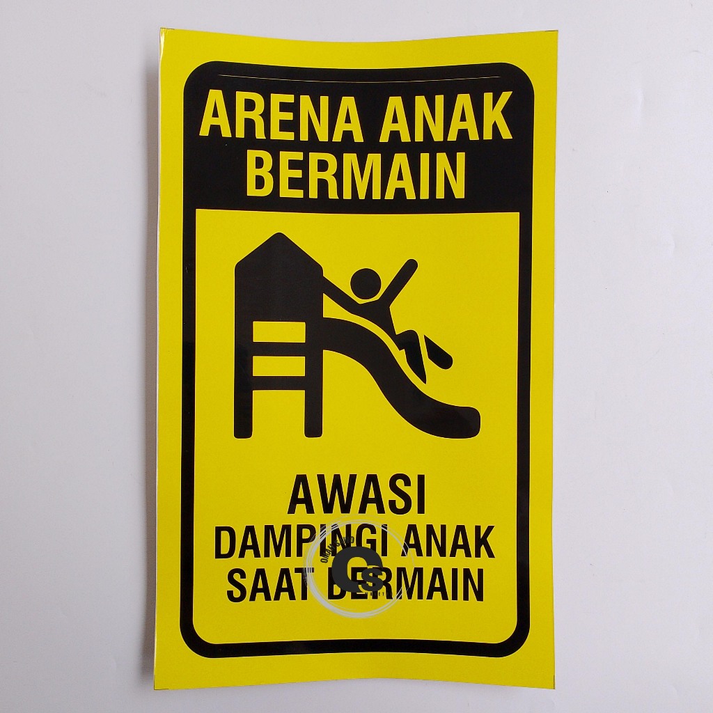

Stiker Arena Anak Bermain - Awasi Dan Dampingi Anak Saat Bermain - Tempat Bermain Anak