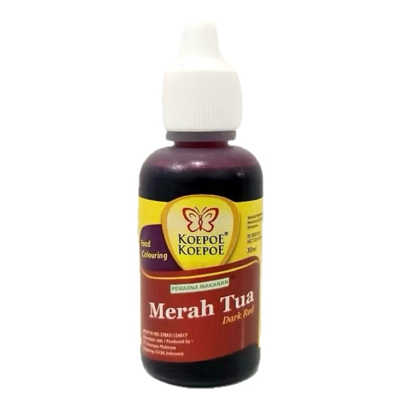 

Koepoe Koepoe Pewarna Makanan Merah Tua 30 ml