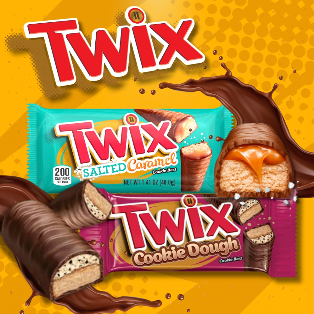 

TWIX Salted Caramel Cookie Bar Share Size Bar Karamel Import