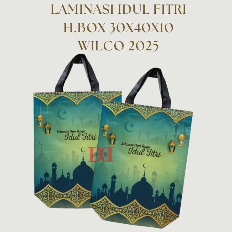 

1 LUSIN - Goodie Bag LAMINASI SERIES IDUL FITRI MODEL TALI & HANDLE BOX