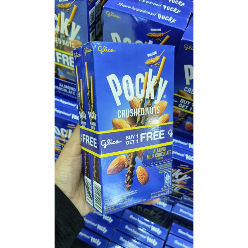 

PROMO beli 1 GRATIS 1 POCKY CRUSHED NUT